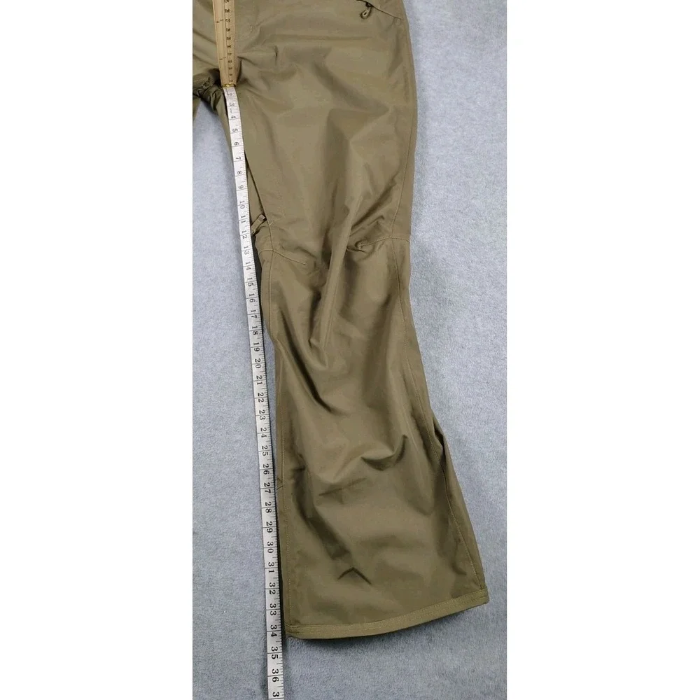 The North Face Hyvent Snow Pants Mens LG Tan Olive  Nylon Ski Snowboard NFOA2TJJ